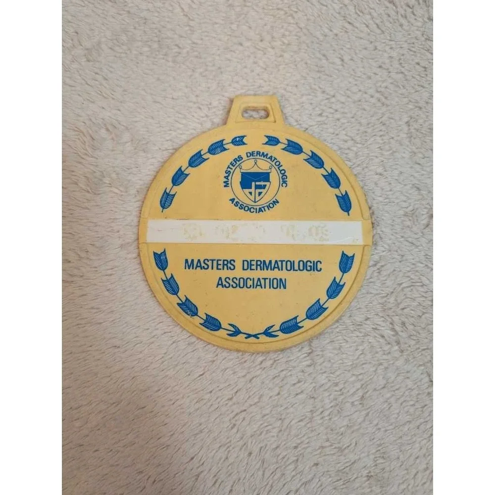 Masters Dermatologic Association Round Tag Award Medical Professional Collectibl